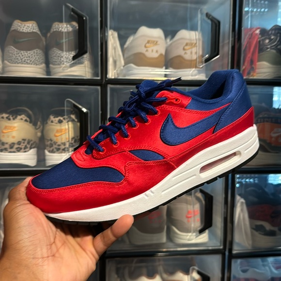 Nike Other - Red Satin Air Max 1